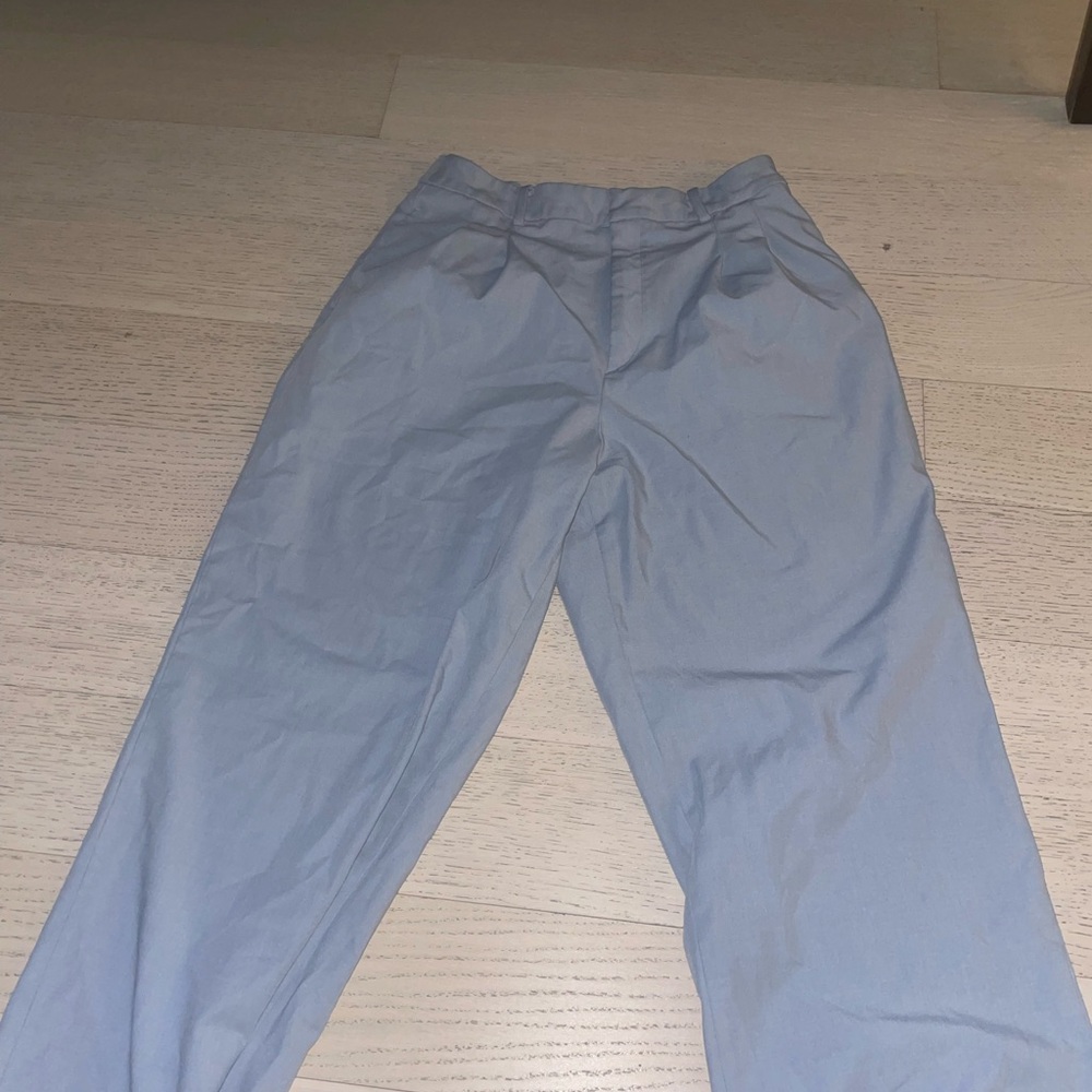 Uniqlo baby blue trousers - Picture 2 of 5